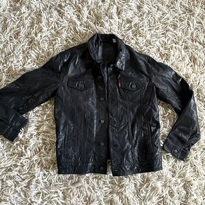Levi’s Black Leather Jacket